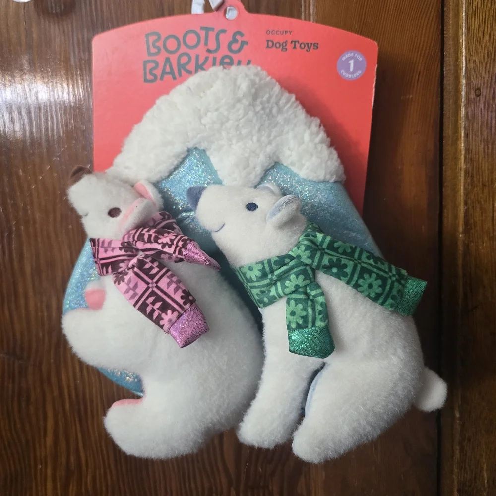 Boots & Barkley Polar Bear Toy NWT